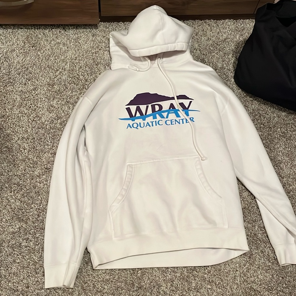 white hoodie